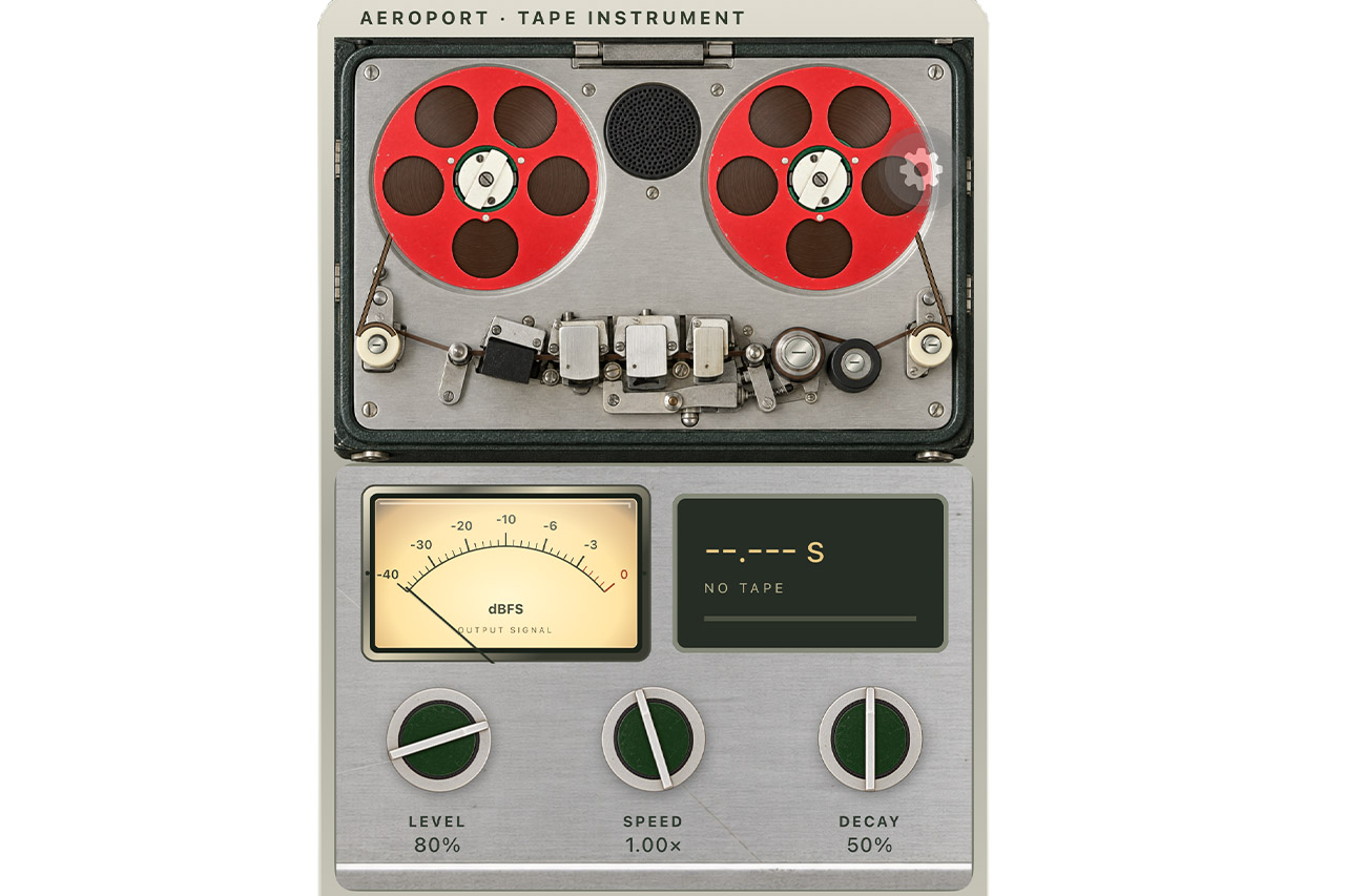 A red-reel tape machine